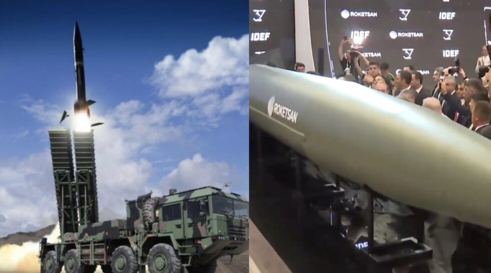 Turkey unveils Tayfun Block-4 at IDEF 2025 — a hypersonic missile with 3,000 km range, 6,000 km/h speed, and precision strike capability.