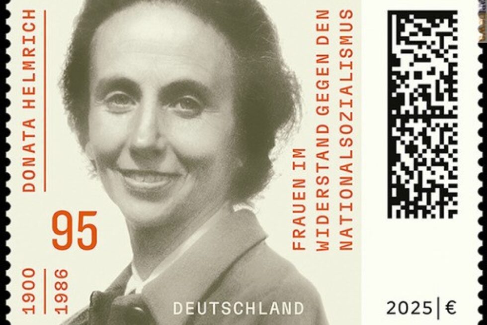 Germany honors Holocaust rescuer Donata Helmrich with a new stamp in Berlin. She and her husband saved hundreds of Jews, symbolizing courage and humanity.
