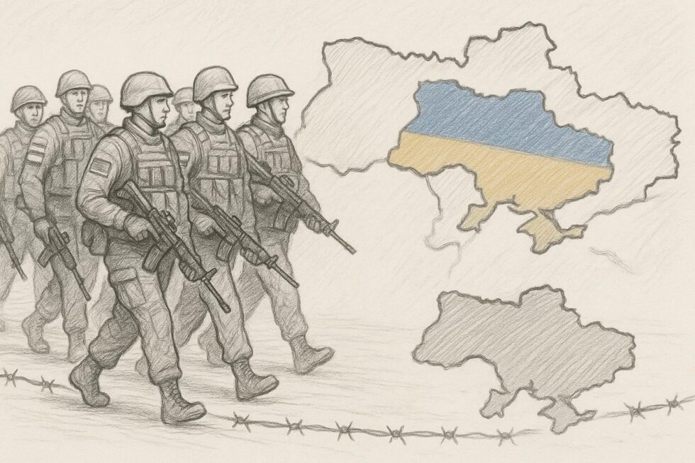 About ten countries, including the UK, France and Baltic states, plan to send troops to Ukraine as postwar security guarantees, Bloomberg reports.