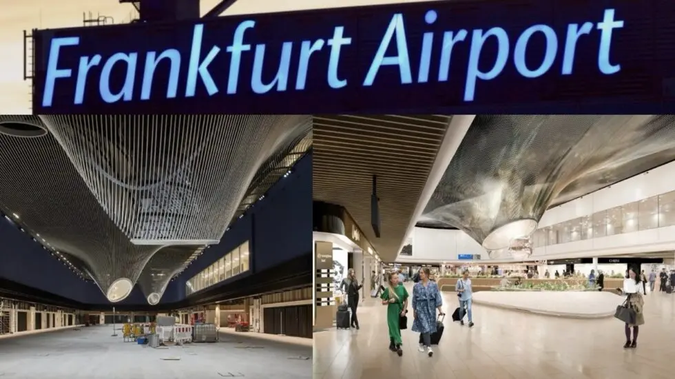 Terminal 3 at Frankfurt Airport opens in 2026 with luxury stores, food courts, napcabs & expanded services for 19 million passengers. A major growth step.