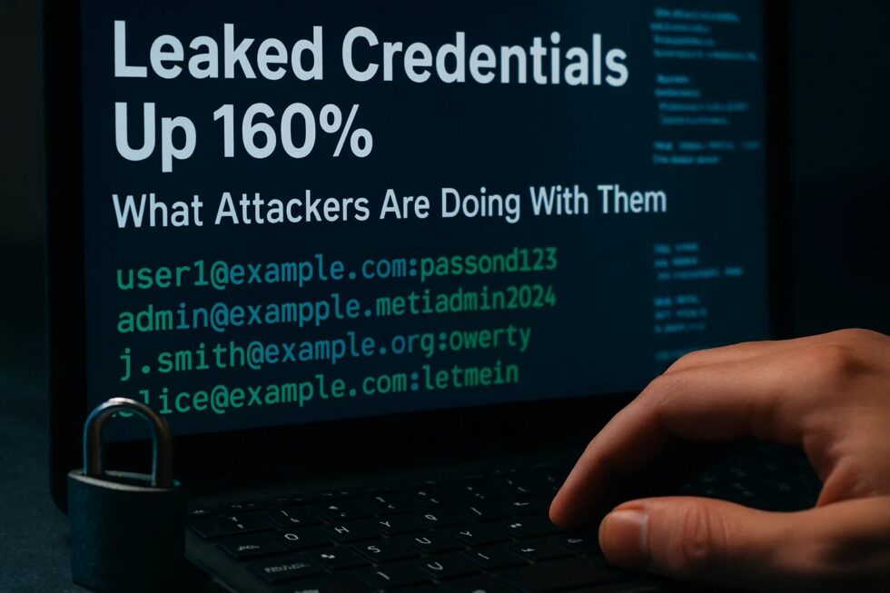 In 2025, credential leaks rose by 160%. How cybercriminals exploit them and how companies can protect themselves.