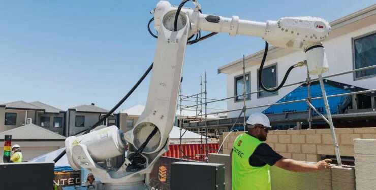 Contec Australia built the world’s first fully 3D-printed two-storey home in Perth in 18 hours — 22% cheaper and stronger than traditional brick houses.