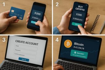 How to buy your first cryptocurrency safely in 2025: beginner’s guide with exchanges, wallets, fees, and step-by-step instructions for Germany and Europe.