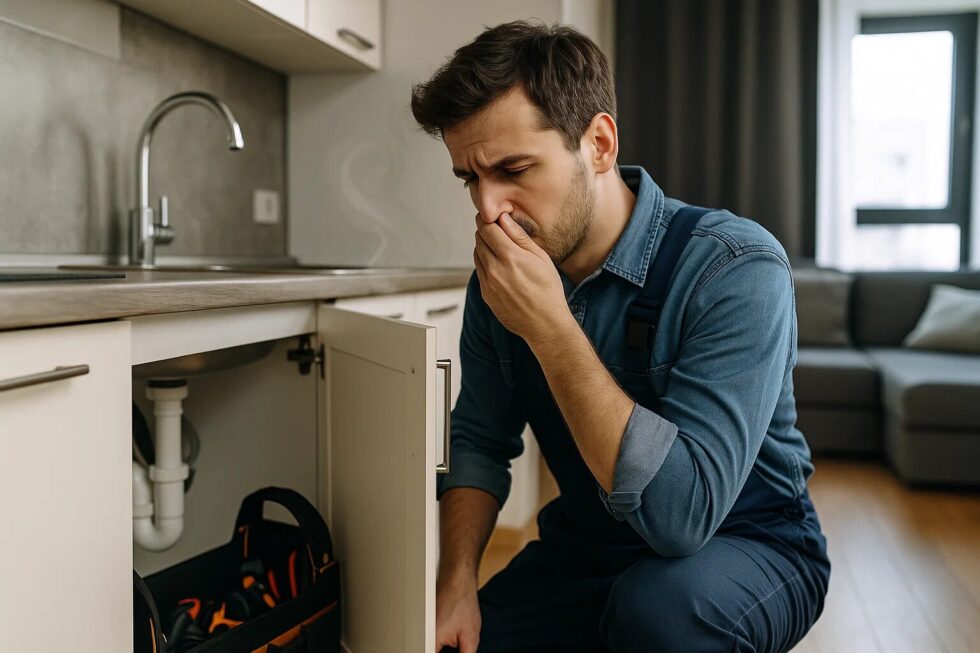 Sewage odor in an apartment is a common problem. Learn how to find the cause, remove the smell, what the repair costs are, and effective prevention methods.