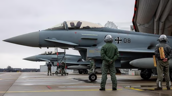 German lawmakers approve €1 billion purchase of Israeli Heron drones and armored vehicles, with defense budget set to double