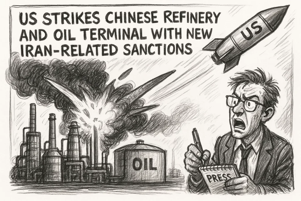 US sanctions Chinese refinery and oil terminal for Iranian crude trade. Beijing calls move illegal and warns of new energy and trade tensions.