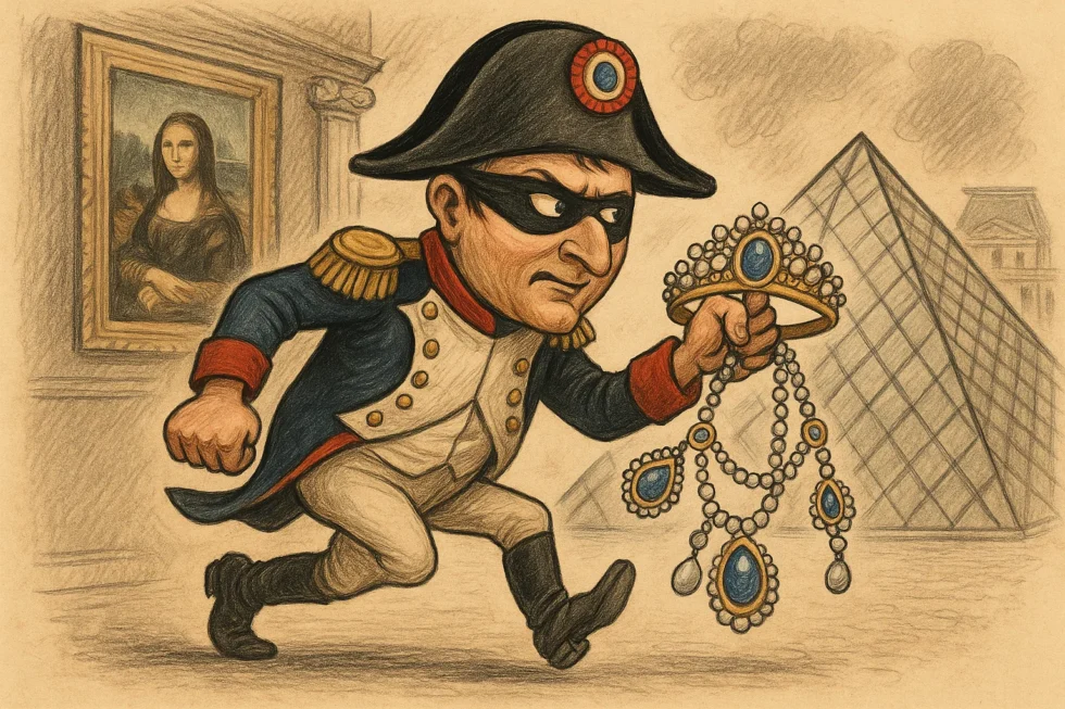 A daring heist in Paris: masked thieves broke into the Louvre and stole jewels from Napoleon’s collection. The BRB police unit is leading the investigation.