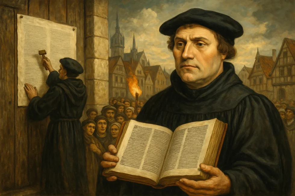 On October 31, Germany celebrates Reformation Day, honoring Martin Luther, whose 95 Theses in Wittenberg changed the Church, language, and education forever.