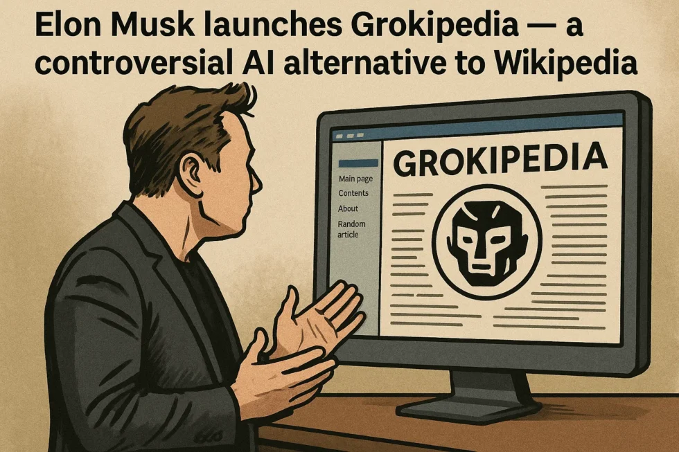 Elon Musk’s xAI launches Grokipedia with 885,000 AI-generated articles. The Verge reports on copied Wikipedia content, bias concerns, and lack of editorial oversight.
