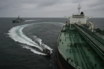 US sanctions against Rosneft and Lukoil show immediate impact: a Russian oil tanker bound for India turned around in the Baltic Sea, Bloomberg reports.