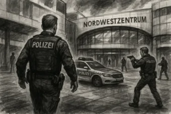 On November 1, 2025, police responded to reports of gunfire at Frankfurt’s Nordwestzentrum mall. A 27-year-old man was detained, no injuries confirmed.
