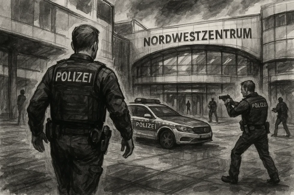 On November 1, 2025, police responded to reports of gunfire at Frankfurt’s Nordwestzentrum mall. A 27-year-old man was detained, no injuries confirmed.