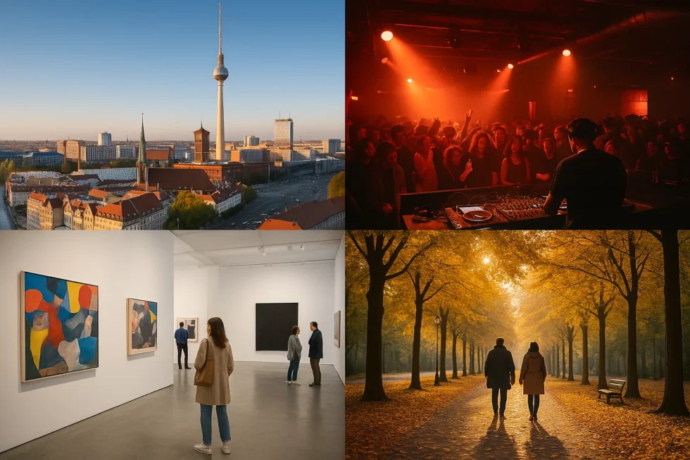 Berlin weekend guide for Nov 7–9, 2025 — NFL Berlin Game, Freedom Week, film festivals, art exhibitions, and Christmas markets across the city.