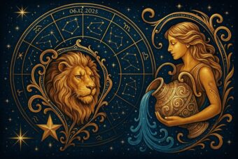 Astrological analysis for Dec 6, 2025: Leo and Aquarius relationship outlook, geomagnetic activity, health tips, and detailed daily horoscopes for all zodiac signs.