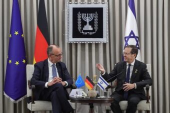 Chancellor Friedrich Merz affirms German-Israel ties during his visit, acknowledging the “dilemmas” posed by the Gaza operation. Merz advocates for disarmament and a two-state solution.