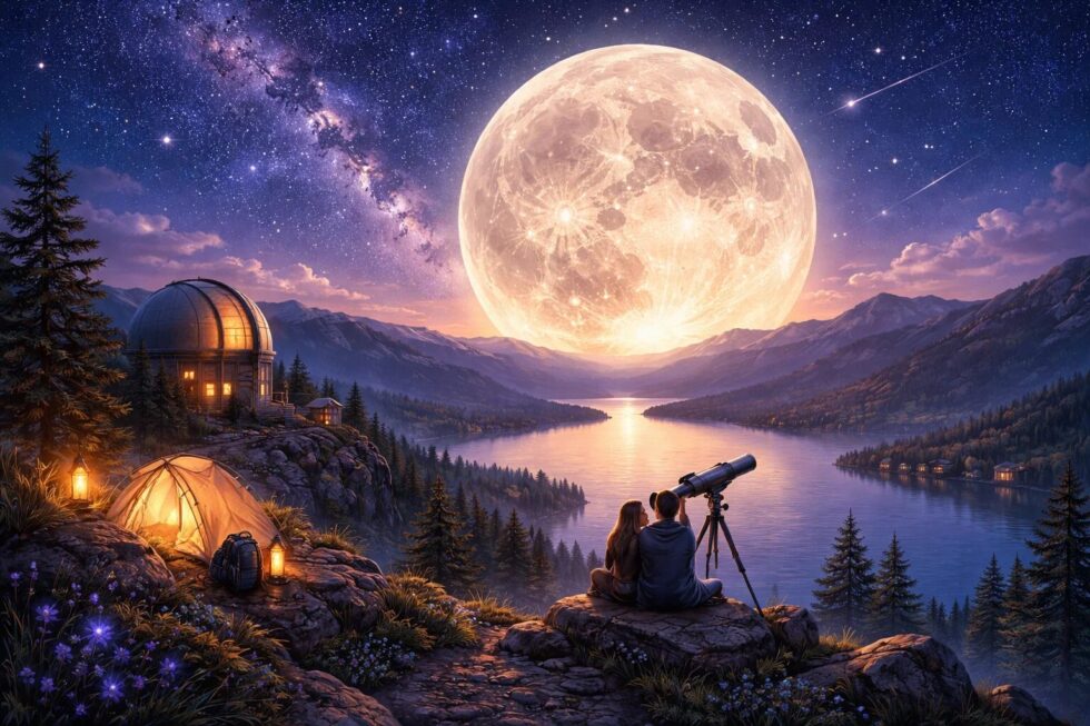 Full moon in Germany 2026: discover exact dates, peak times, and the best viewing spots in Berlin and the Alps for 100% clear visibility without interference.