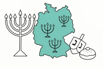 Why Hanukkah is publicly visible in Germany: what the Festival of Lights represents, how public candle lightings work, and where they take place across major cities.