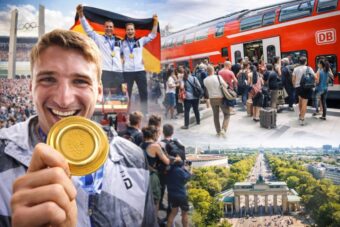 Free travel with Deutsche Bahn: The new Probe BahnCard Gold offers free long-distance trips the day after a German gold medal win at the Milano Cortina Winter Games