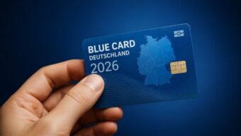 Blue Card Deutschland 2026: salary thresholds, requirements, IT rules, shortage occupations, processing times and relocation conditions for foreign professionals in Germany.