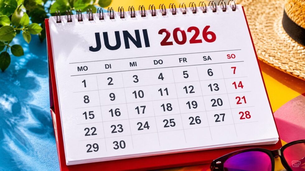 Germany June 2026 public holidays guide with Fronleichnam dates, regional rules, shop closures, motorway traffic, train disruptions, long weekends and opening hours.